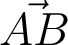 \vec{AB} \vec{AB}
