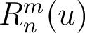  R_n^m(u) 
