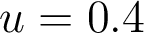 u=0.4