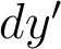  dy' 