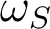 \omega_S