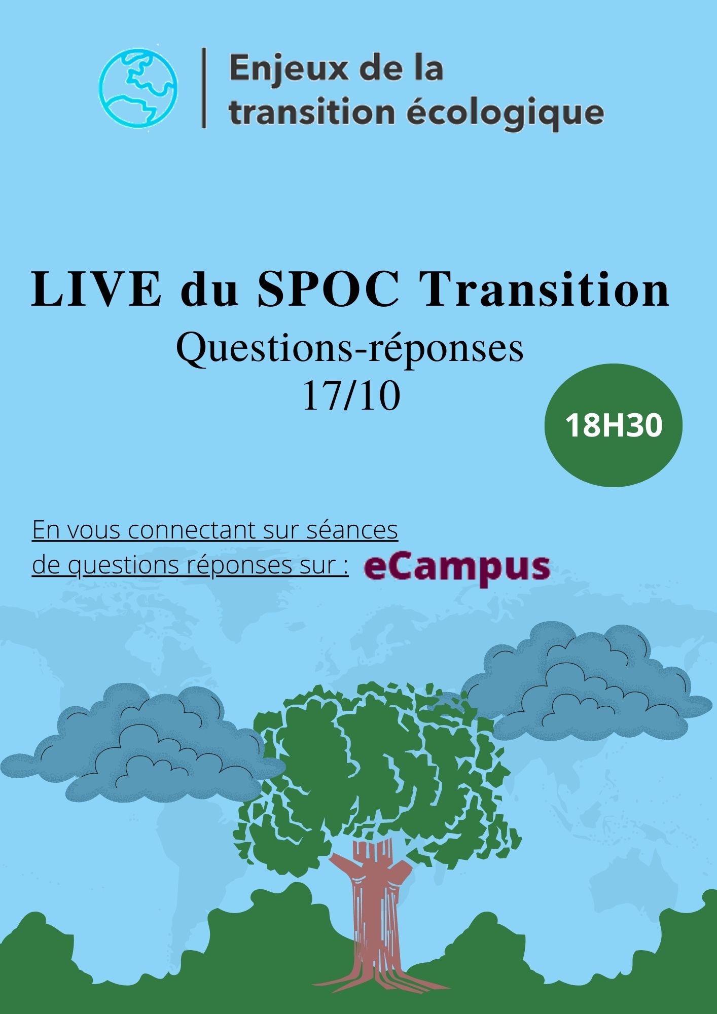 Affiche du live