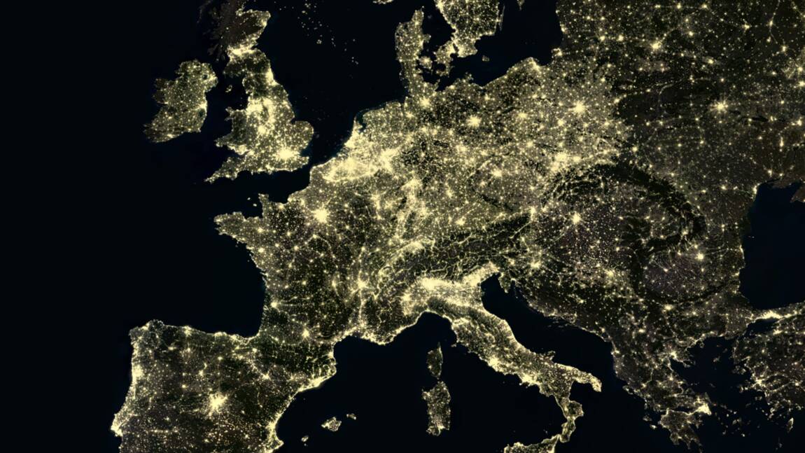 Europe vue de nuit - Planet Observer/UIG/Getty images