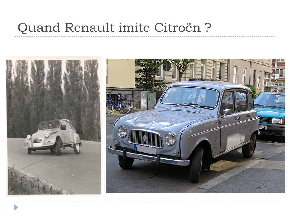 Quand Renault imite Citroën ?