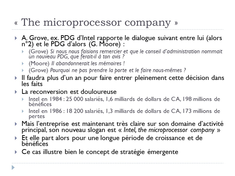 "The microprocessor company"