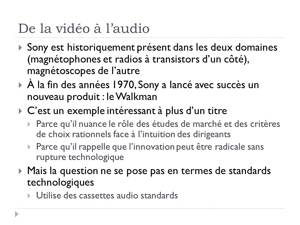 De la vidéo à l'audio