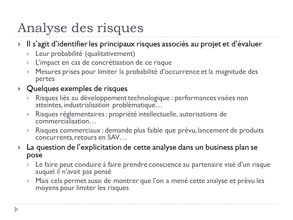 Analyse des risques