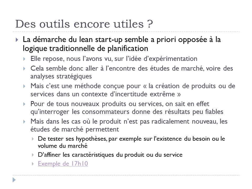 Des outils encore utiles ?